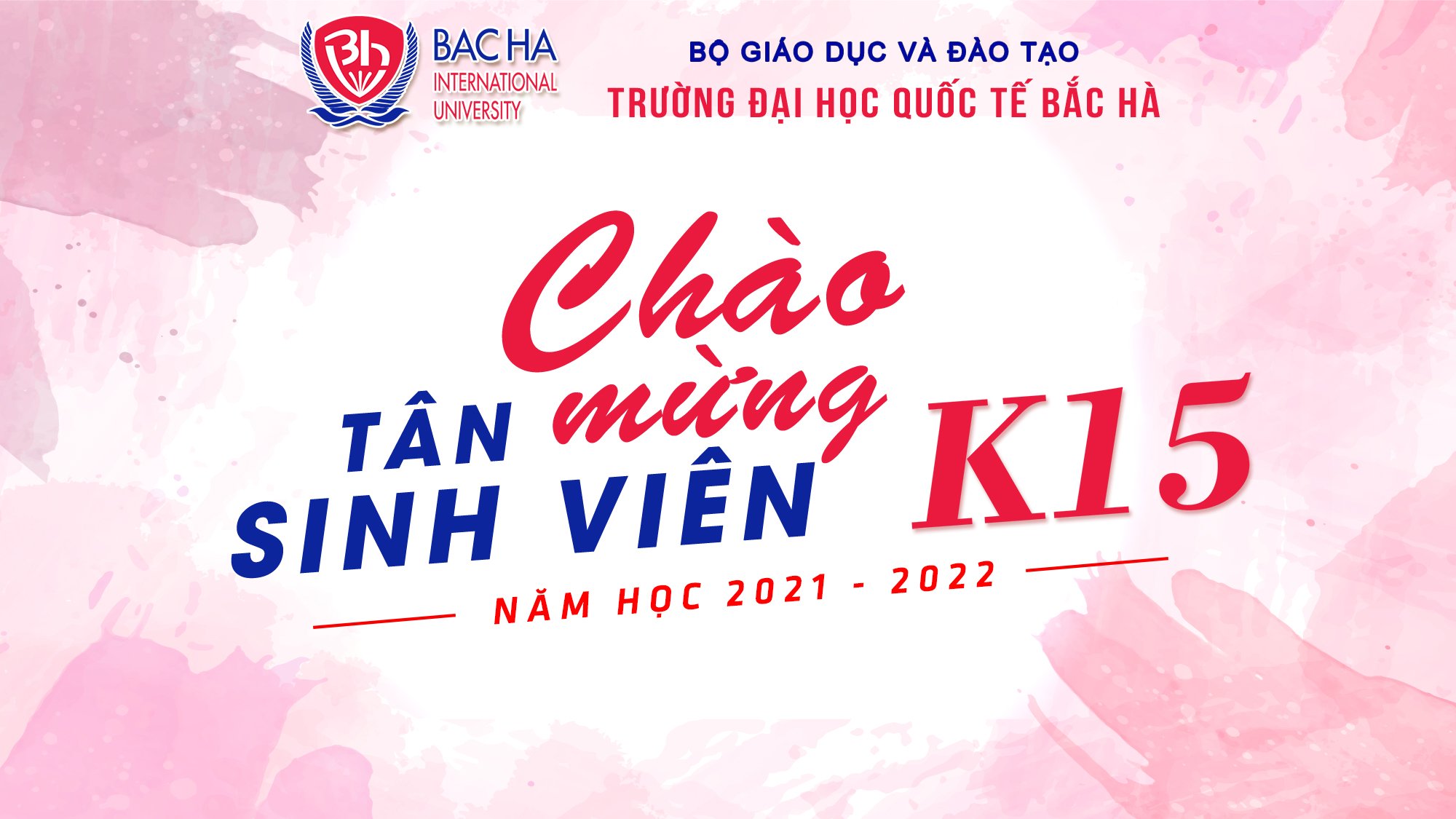 Kế hoạch chào mừng Tân sinh viên K15 năm học 2021-2022